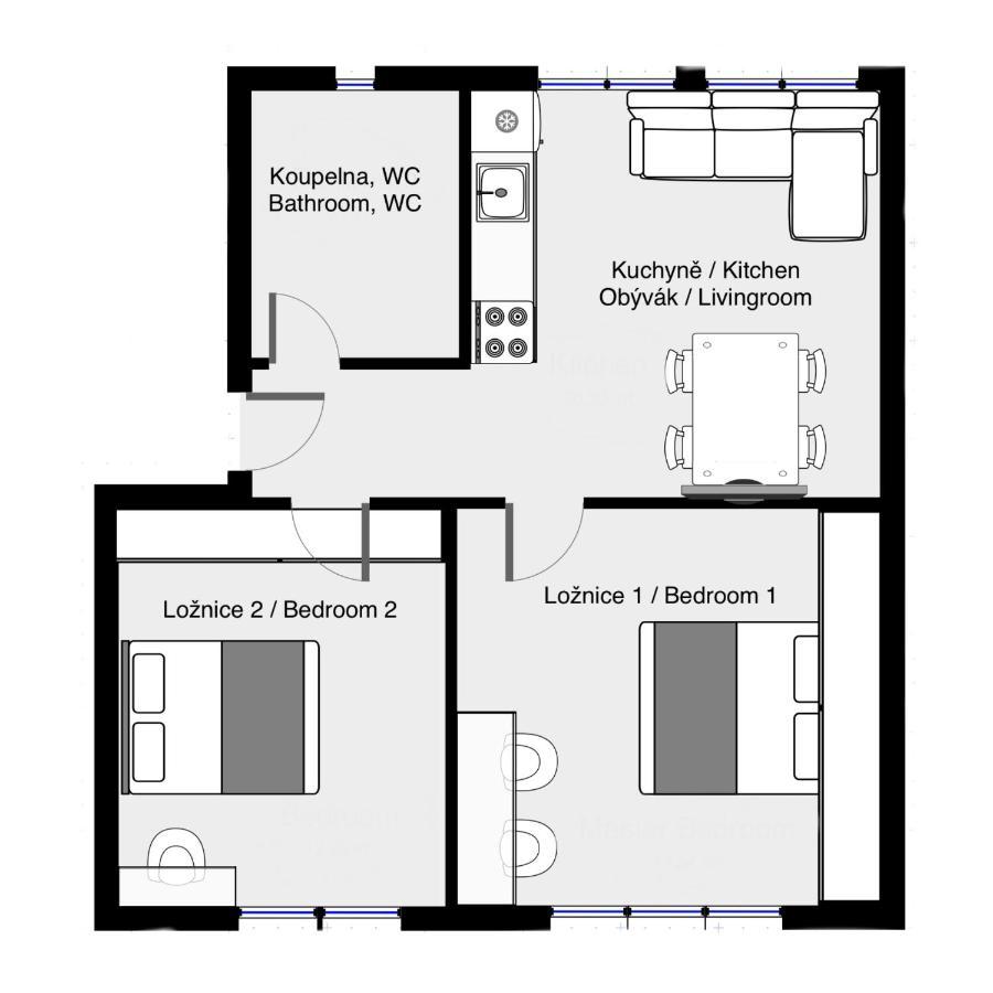 Apartman U Kolonady, Podebrady Exterior photo
